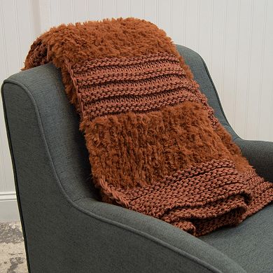 Donna Sharp Plush Knit Throw Blanket