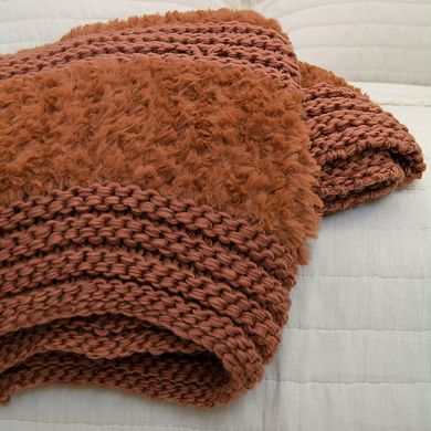 Donna Sharp Plush Knit Throw Blanket
