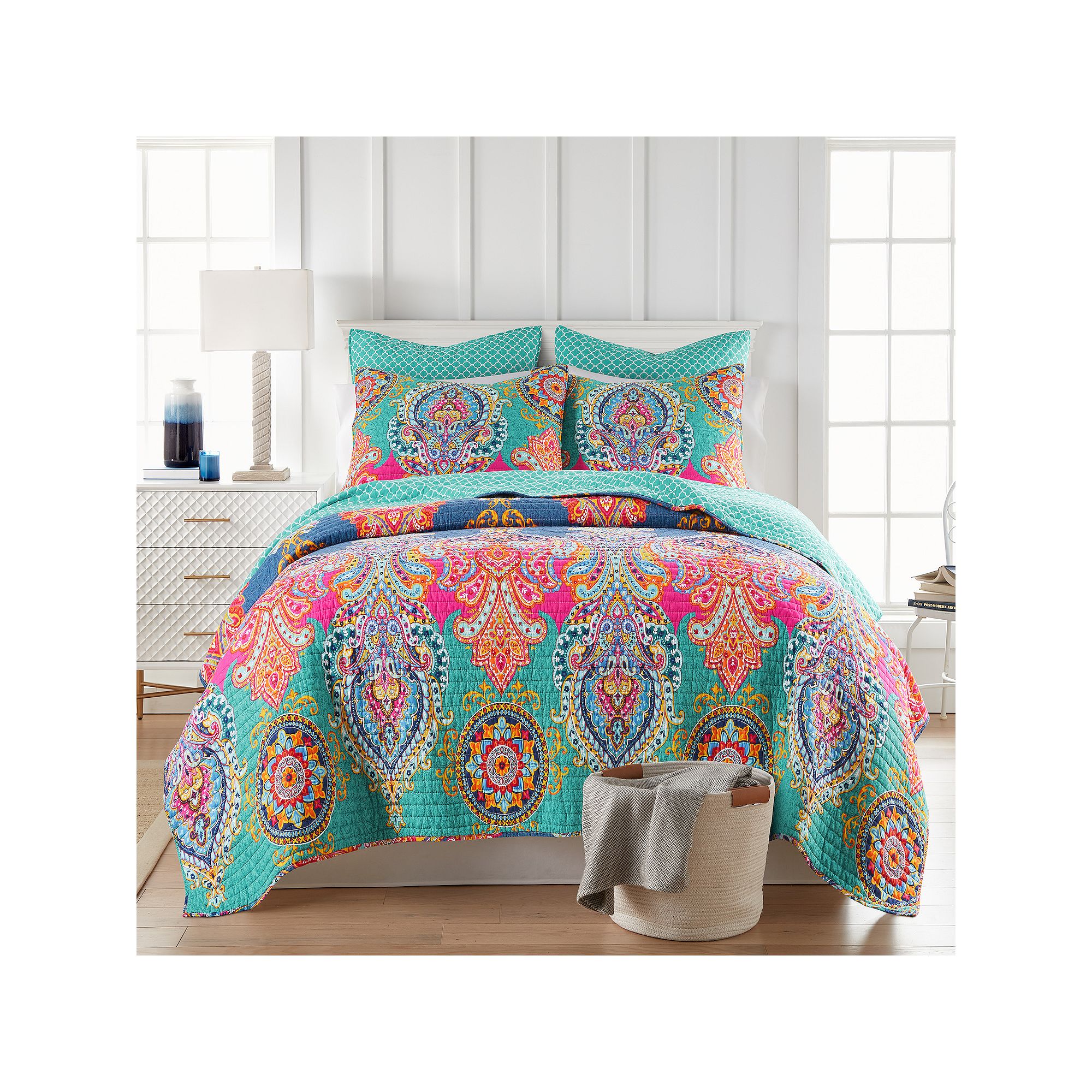 Levtex Home Fantasia Quilt Set with Shams, Multi