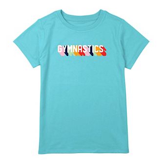 Girls 7-16 Rainbow Gymnastics Graphic Tee
