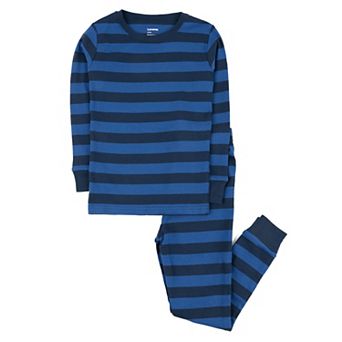 Leveret Little Kids Two Piece Cotton Pajamas Boys Striped