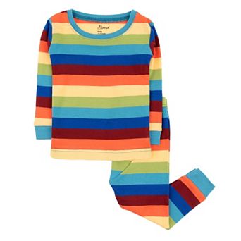 Leveret Little Kids Two Piece Cotton Pajamas Boys Striped