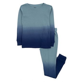 Leveret Big Kids Two Piece Cotton Pajamas Tie Dye Boys