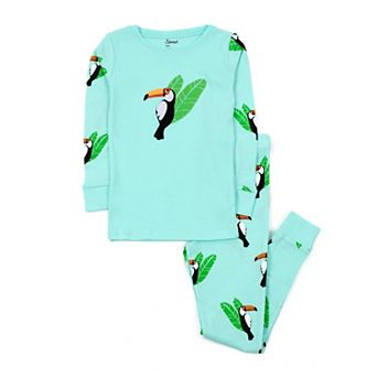 Leveret Baby Two Piece Cotton Pajamas Toucan Bird