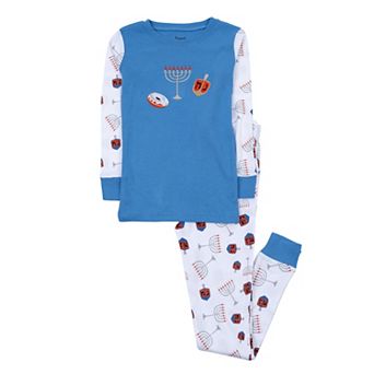Leveret Baby Two Piece Cotton Pajamas Menorah