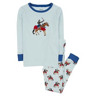Leveret Baby Two Piece Cotton Pajamas Knights