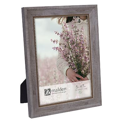 Malden Distressed Frame With Beaded Border