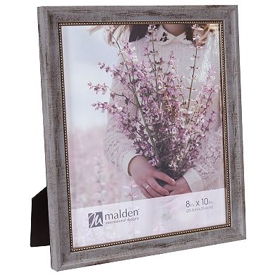 Malden Distressed Frame With Beaded Border