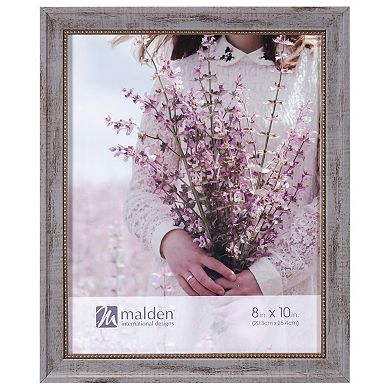 Malden Distressed Frame With Beaded Border