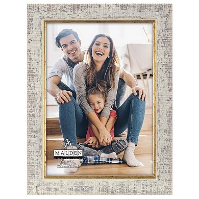 Malden Cream Stripe 5" x 7" Frame