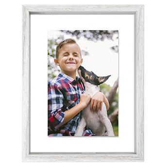 Malden Whitewash Floater 5" x 7" Frame