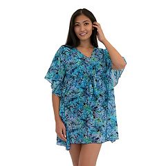 Women's A Shore Fit Shirred Hi-Neck Thigh Solutions Swim Dress