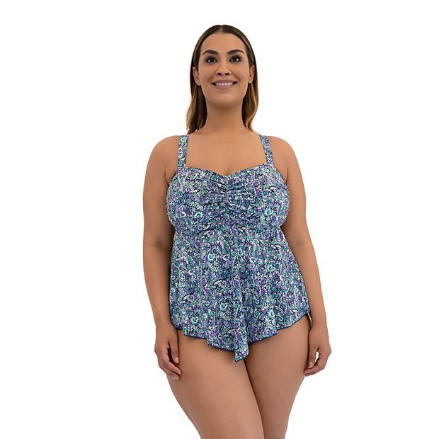 Kohls womens plus hot sale size bathing suits