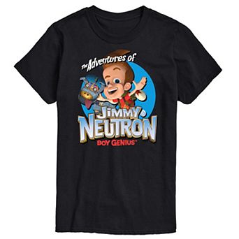Big & Tall Adventures Of Jimmy Neutron Action Graphic Tee