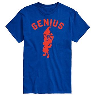 Big & Tall Jimmy Neutron "Genius" Sillouhette Graphic Tee
