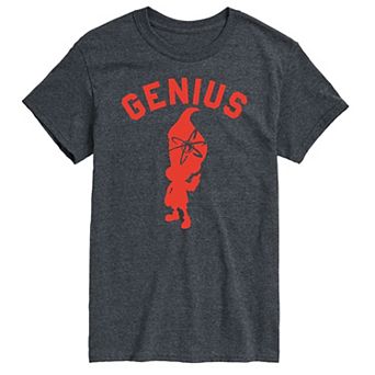 Big & Tall Jimmy Neutron "Genius" Sillouhette Graphic Tee