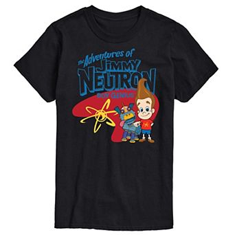 Big & Tall Jimmy Neutron And Goddard Portrait Graphic Tee