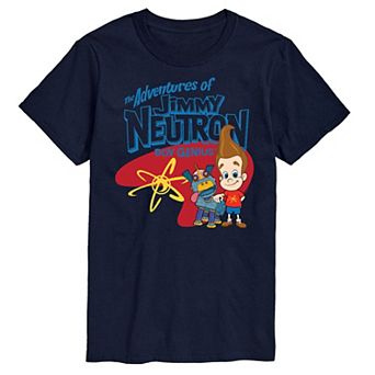 Big & Tall Jimmy Neutron And Goddard Portrait Graphic Tee