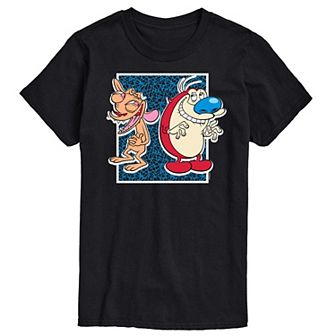 Big & Tall Ren & Stimpy Portrait Graphic Tee