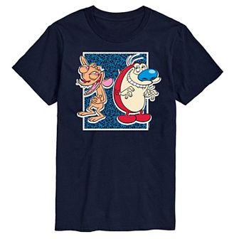 Big & Tall Ren & Stimpy Portrait Graphic Tee