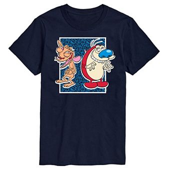 Big & Tall Ren & Stimpy Portrait Graphic Tee