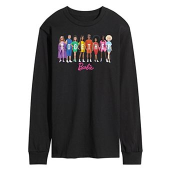 Men's Barbie Pride Together Pride Long Sleeve Graphic Tee