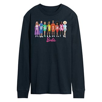Men's Barbie Pride Together Pride Long Sleeve Graphic Tee