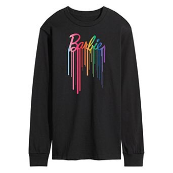 Men's Barbie Logo Long Sleeve Graphic Tee
