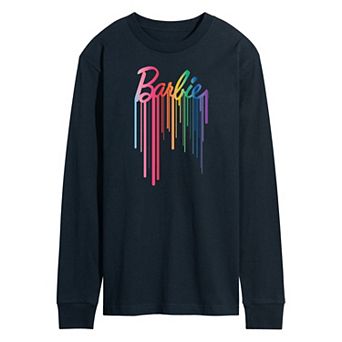Men's Barbie Logo Long Sleeve Graphic Tee