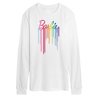 Men's Barbie Logo Long Sleeve Graphic Tee