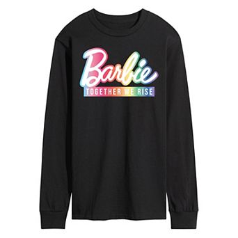 Men's Barbie together We Rise Long Sleeve Graphic Tee