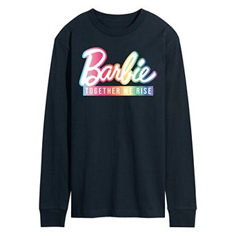 Men's Barbie together We Rise Long Sleeve Graphic Tee