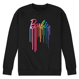 Men's Barbie Logo Rainbow Graphic Fleece