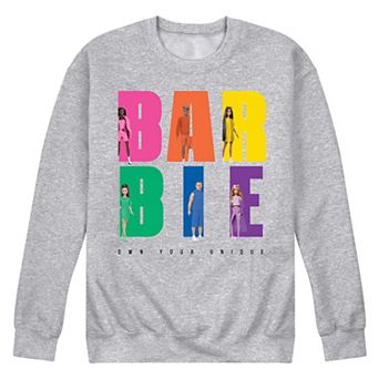 Men's Barbie Own Your Unique Graphic Fleece