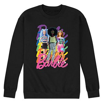 Men's Barbie Pride Rainbows Graphic Fleece