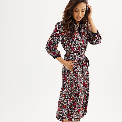 Women's Croft & Barrow Midi Shirt Dress
