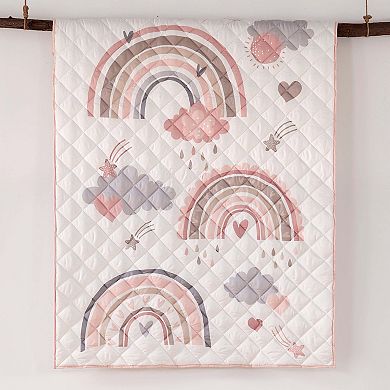 Levtex Home Rainbow Dreams 5-piece Toddler Quilt & Sheet Set with Decorative Pillow