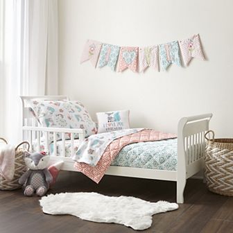 Levtex Home Fiona 5 pc Toddler Quilt & Sheet Set with Decorative Pillow