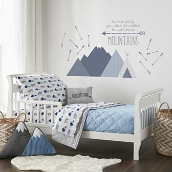 Levtex Home Trail Mix 5 pc Toddler Quilt & Sheet Set with Decorative Pillow