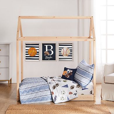 Levtex Home Little Sport 5-piece Toddler Quilt & Sheet Set with Decorative Pillow