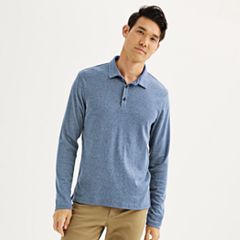 Kohls womens long shop sleeve polo shirts