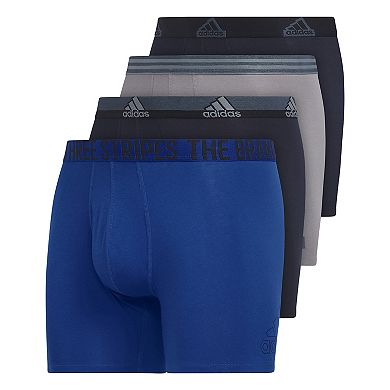 Men's adidas 4-Pack Stretch Cotton Boxer Briefs