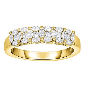 14k Gold 5/8 Carat T.W. Diamond Band Ring