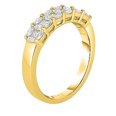 Diamaison 14k Gold 5/8 Carat T.W. Diamond Band Ring
