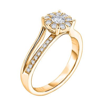 3/8 Carat T.W. Diamond 14k Gold Engagement Ring