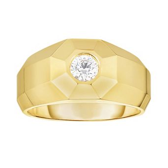 Diamaison Men's 14k Gold 1/2 Carat T.W. Diamond Ring