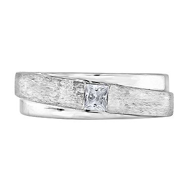 Men's 14k White Gold 1/4 Carat T.W. Diamond Ring