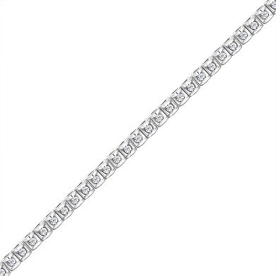 Diamaison 14k White Gold 3/4 Carat T.W. Diamond Bracelet