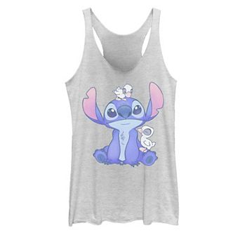 Disney's Lilo & Stitch Juniors' St. Patty's Lucky Duck Portrait Racerback Tank Top
