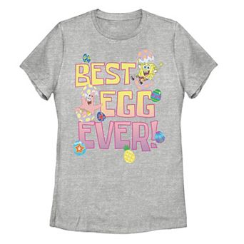 Juniors' Nickelodeon SpongeBob SquarePants Best Egg Ever Graphic Tee